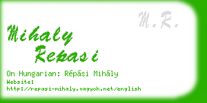 mihaly repasi business card